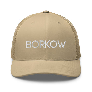 Borkow Trucker Cap - White Logo - Essential for your Adventures